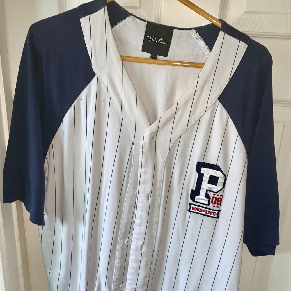 Primitive Pin Stripe Baseball Jersey